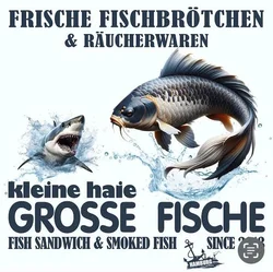 Kleine Haie Große Fische Logo