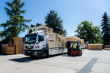 Beladung LKW