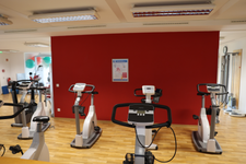 Ergometeranlage mit  telemetrischem EKG und Blutdruckmonitoring
