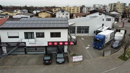 Unser Fahrschulzentrum, hier läuft alles zusammen, Schulungsräume, Büros, eigene Werkstatt