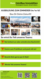 Zimmerer-Ausbildung - bau Dir  Deine Zukunft!