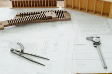 Baupläne und Konstruktionszeichnung