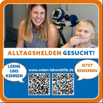 Selbstbestimmt leben - durch DICH! Link QR-Code Stellenanzeige