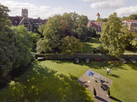 Christoph-Dornier-Klinik Sicht auf den Garten