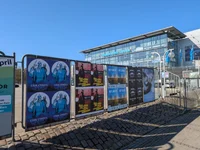 Außenplakatfläche an der Wunderino Arena