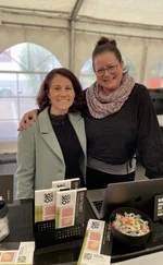 Corina & Kerstin auf Messebesuch