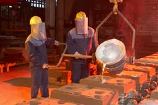 Gießvorgang