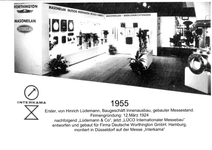 Erster Auftrag im Messebau (1955)