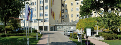 Eingang zum HNDCentrum über Asklepiosklinik Lindau