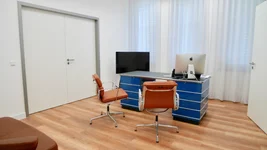 Sprechzimmer für Beratungsgespräche.