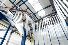 Vertikalanlage Pulverbeschichtung