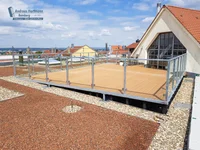 Geländer mit Glasfüllung 