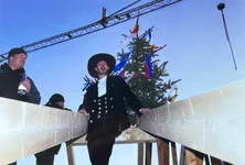 Spaß auf dem Richtfest