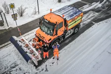 Arbeit im Kreisbauhof - Winterdienst