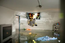 Hochwasserschutzpumpe Chiemsee im Einsatz