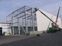 Planung + Konstruktion + Fertigung + Montage von Stahlbau und Hallen 