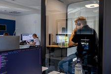 Moderne Büros, Arbeitsplätze und Technik