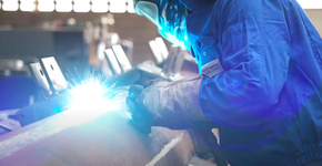 Schweißer bei der Arbeit
