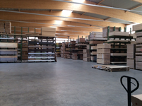 Lagerhalle Innenansicht