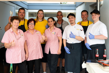 Service & Küchenteam am Grillfest