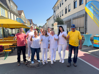 Gruppenbild der Mobilen Pflege Bad König am Pfingstfest