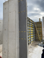 Ausführung von Betonarbeiten bei einem Geschäftshaus