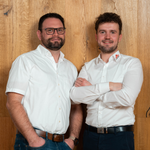 Unser Chef Jan Burkard (links) und unser Prokurist Mathias Liesenfeld (rechts)