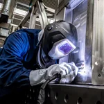 Schweißer bei der Arbeit